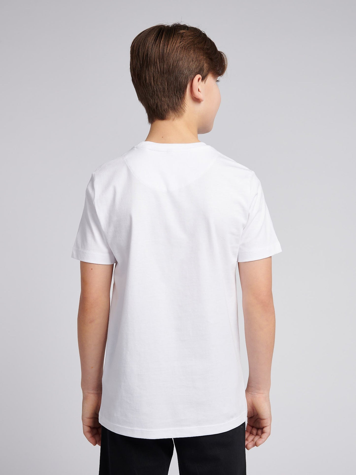 Boys Signature Arch Print T-Shirt Bright White