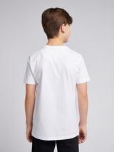 Boys Signature Arch Print T-Shirt Bright White