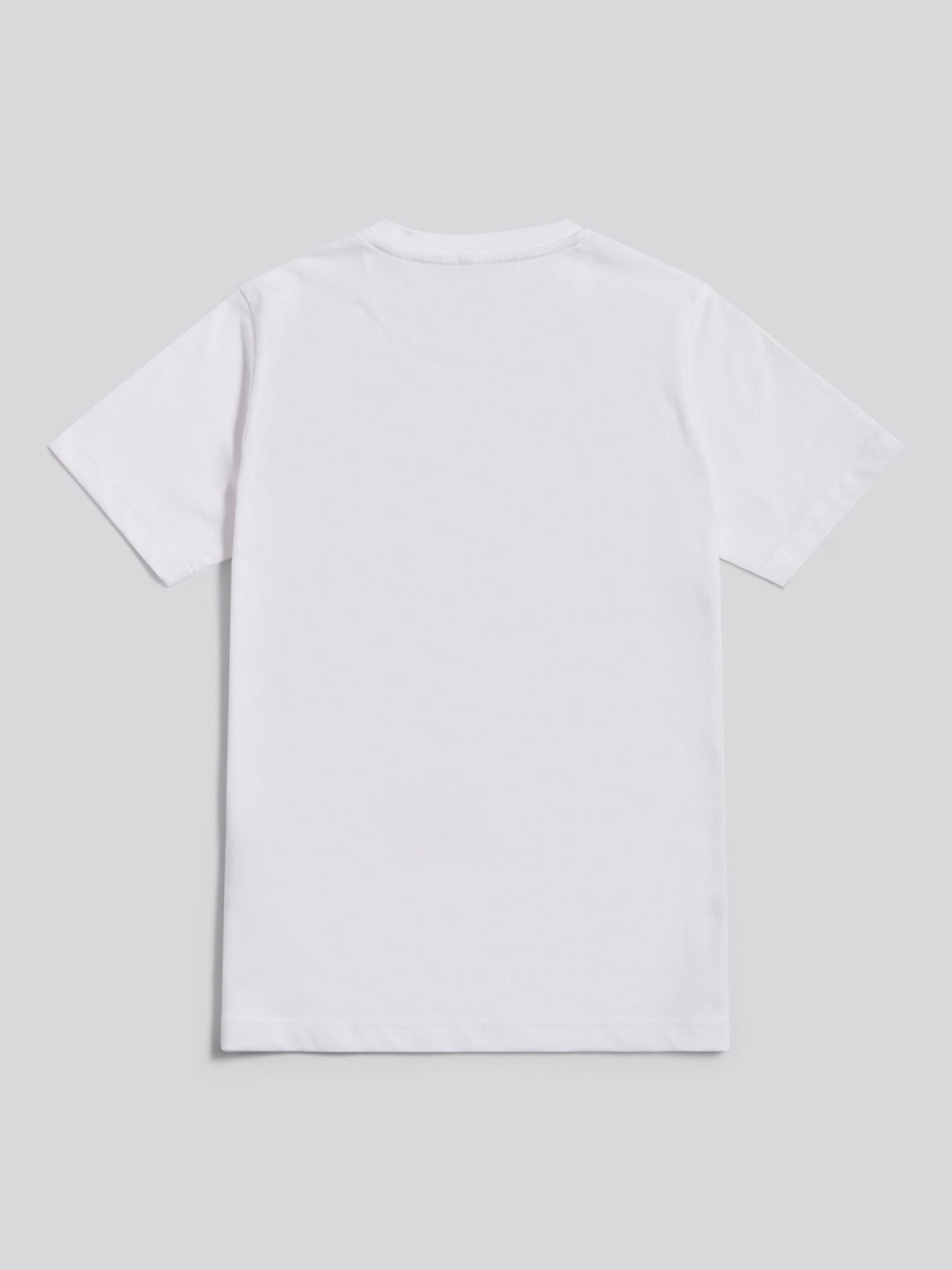 Boys Signature Arch Print T-Shirt Bright White