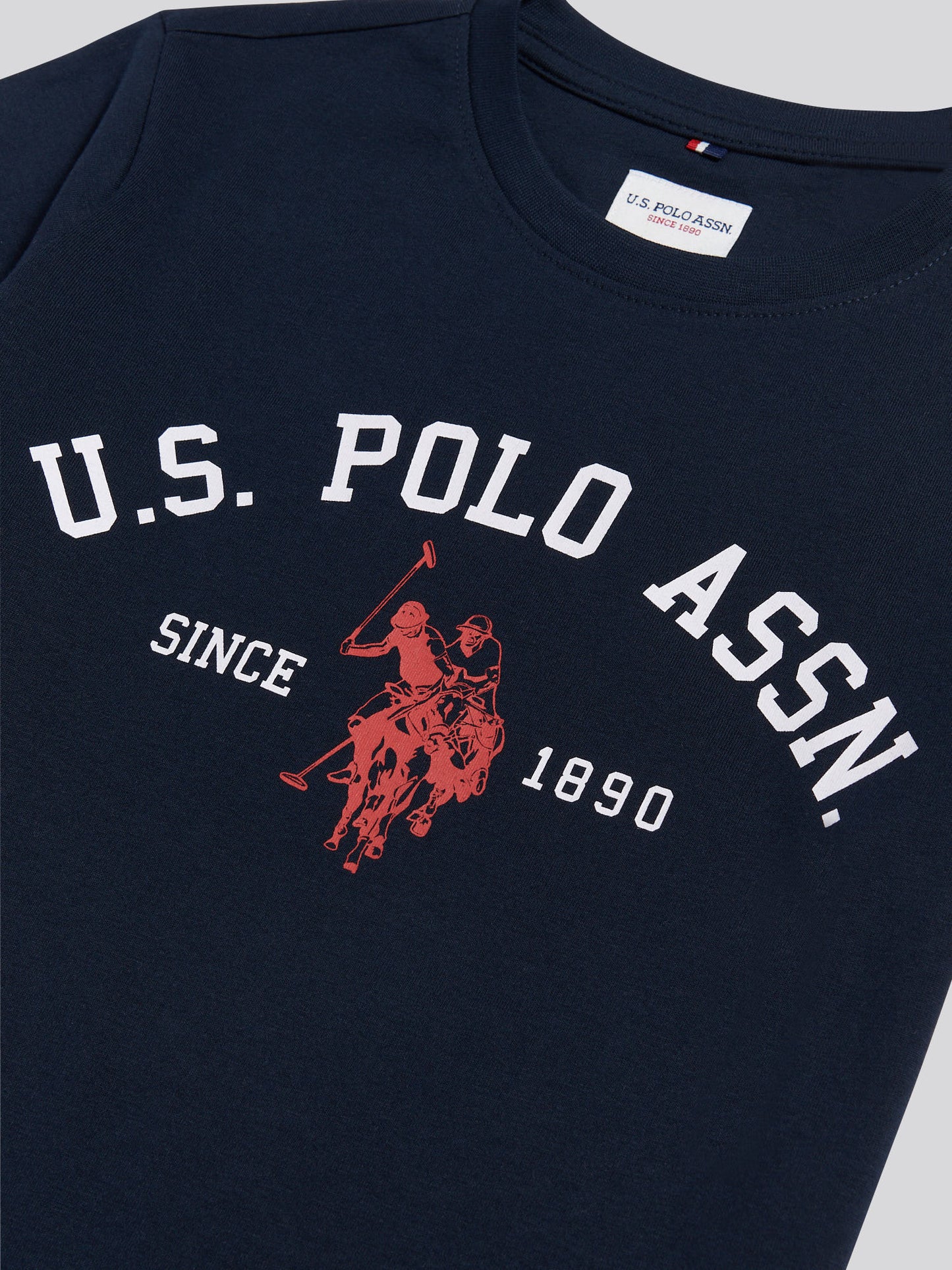 Boys Signature Arch Print T-Shirt Dark Sapphire Navy