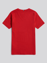 Boys Texture Double Horsemen T-Shirt Haute Red