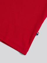 Boys Texture Double Horsemen T-Shirt Haute Red