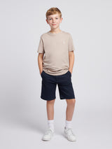 Boys Texture Double Horsemen T-Shirt Atmosphere