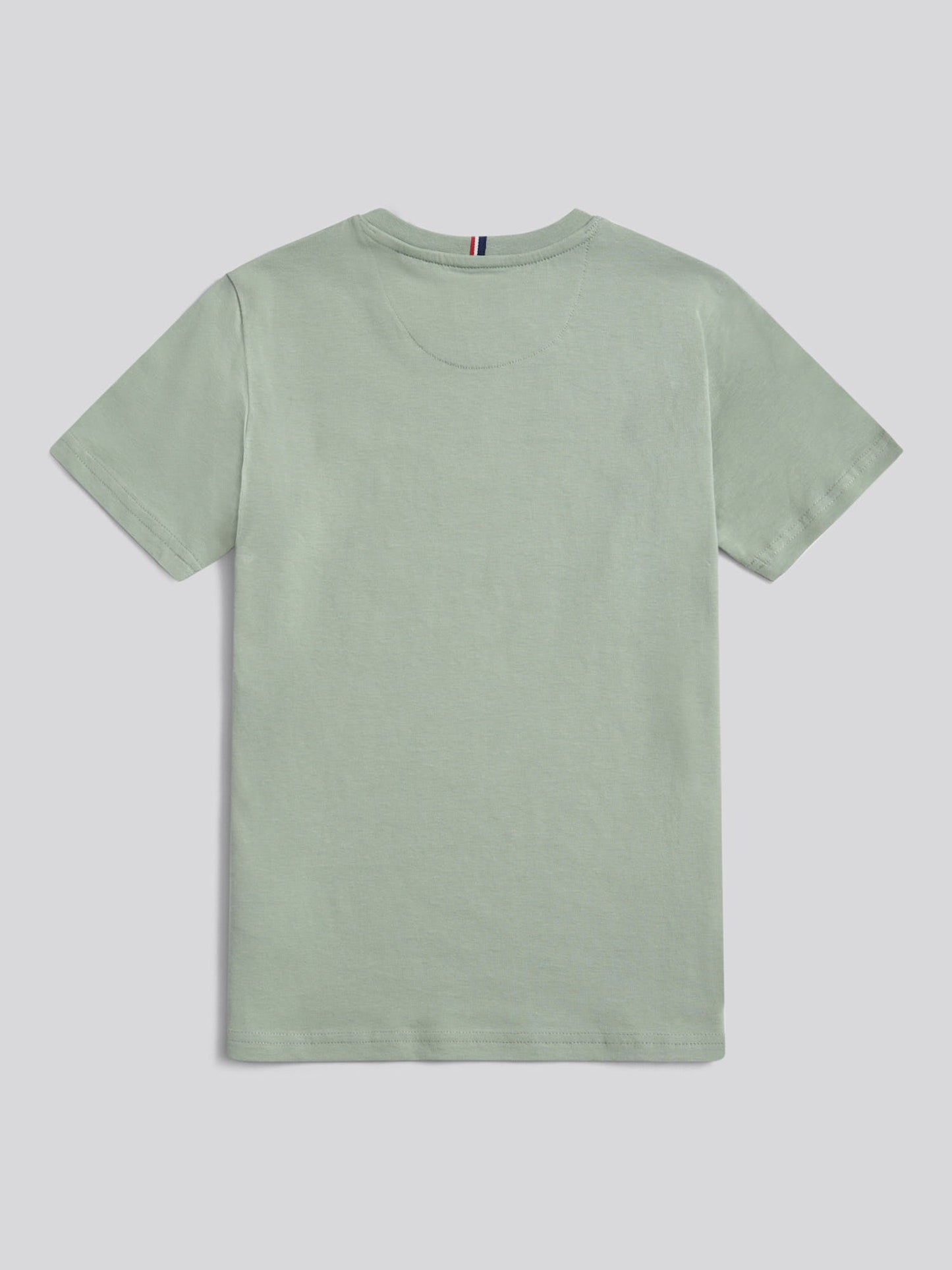 Boys Texture Double Horsemen T-Shirt Iceberg Green