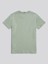Boys Texture Double Horsemen T-Shirt Iceberg Green