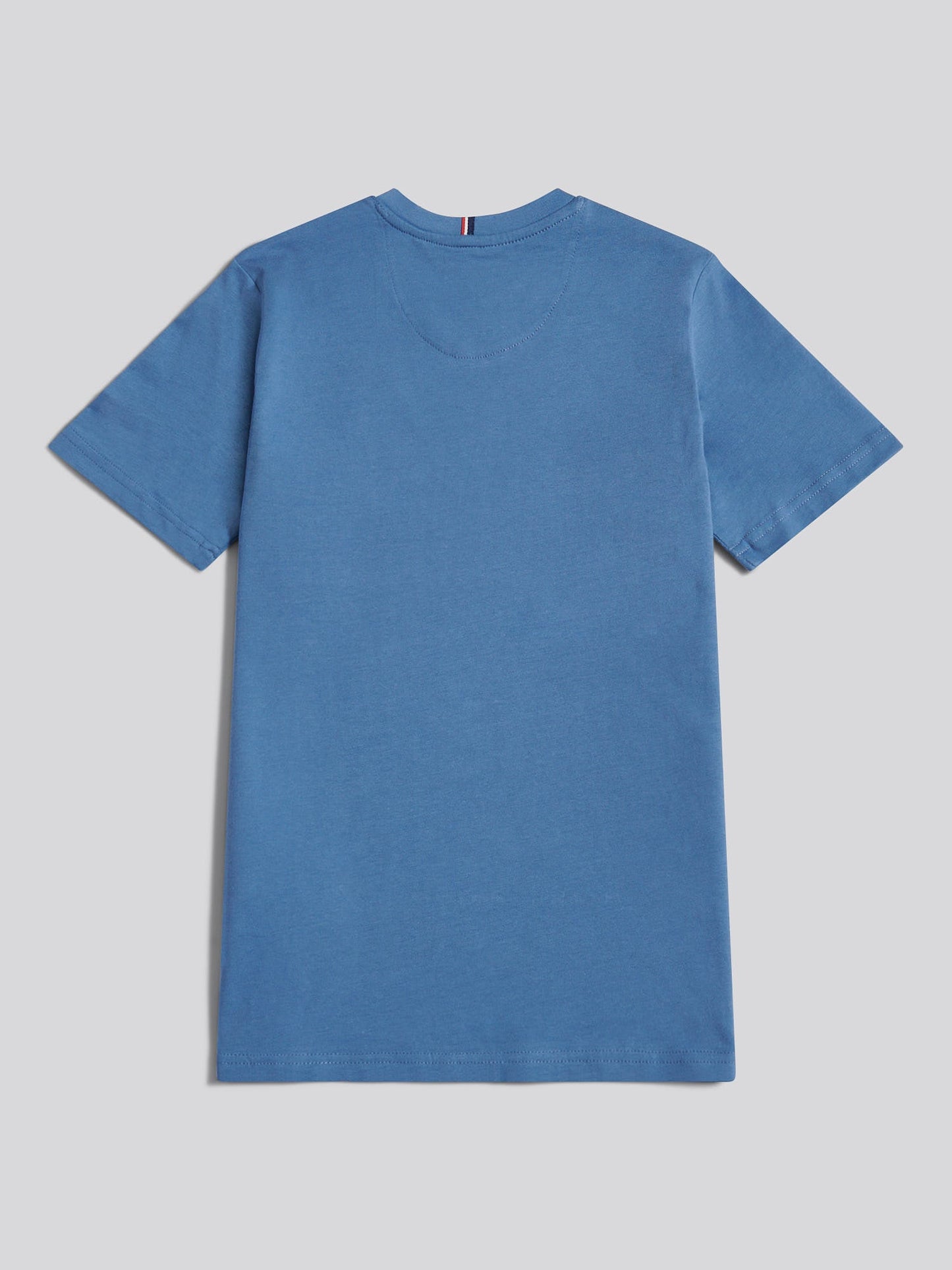 Boys Texture Double Horsemen T-Shirt Blue Horizon