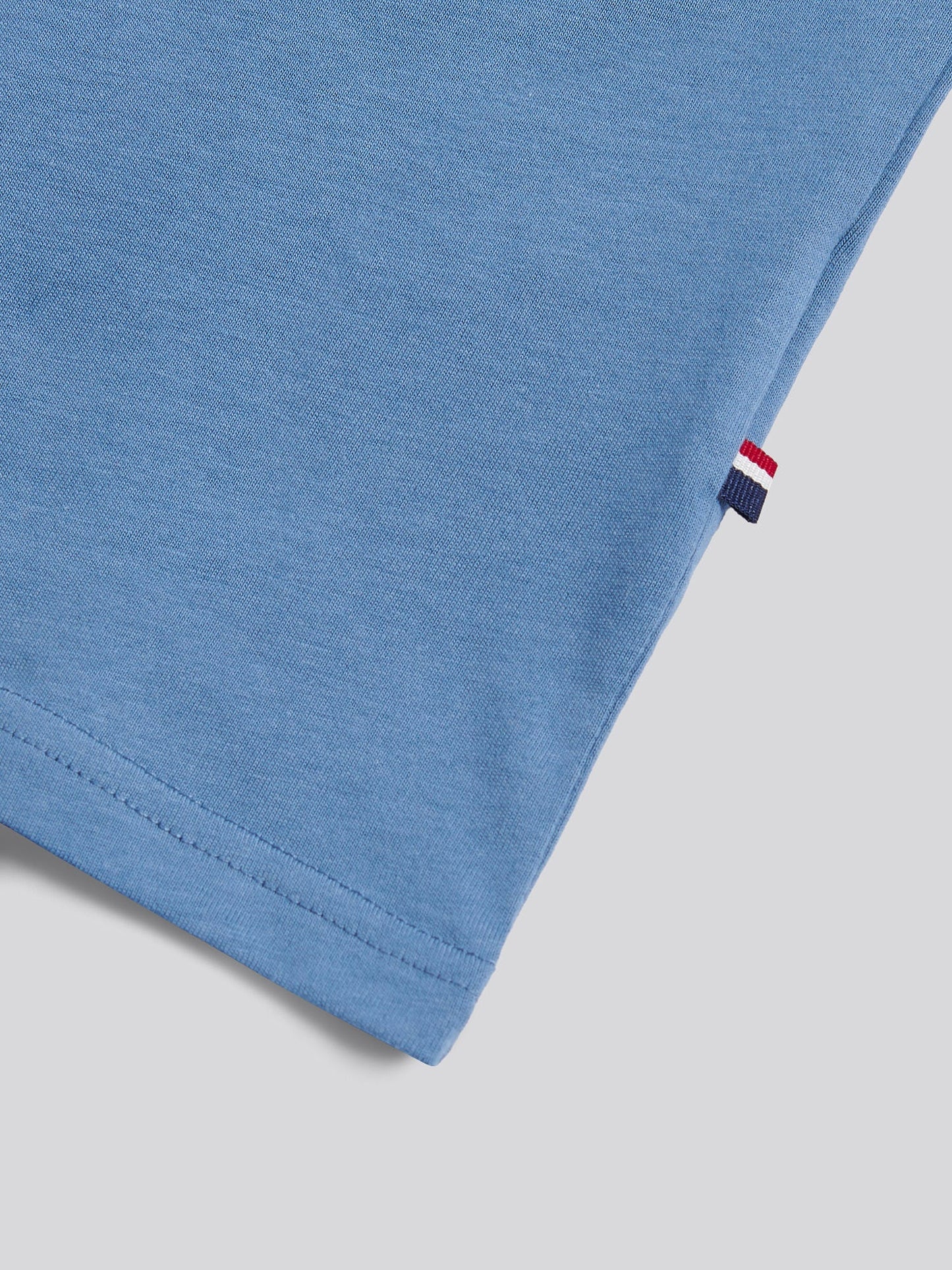 Boys Texture Double Horsemen T-Shirt Blue Horizon