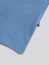Boys Texture Double Horsemen T-Shirt Blue Horizon
