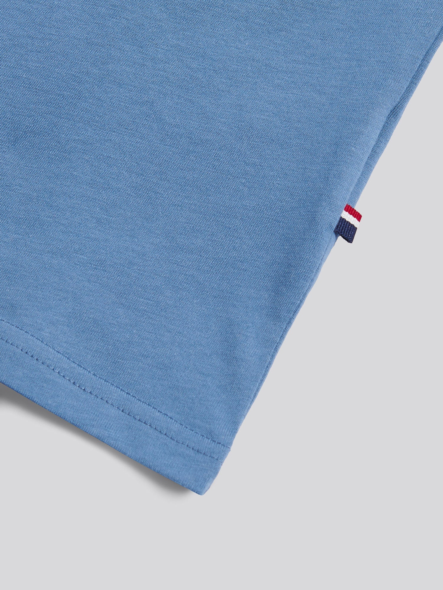 Boys Texture Double Horsemen T-Shirt Blue Horizon