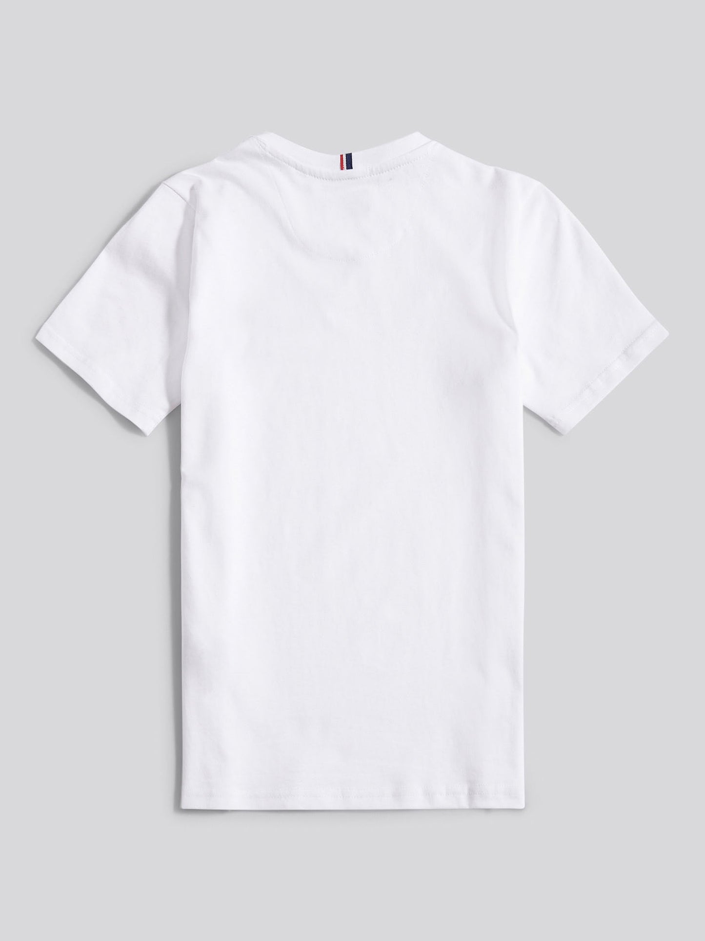 Boys Texture Double Horsemen T-Shirt White / Dark Sapphire Navy DHM