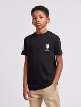 Boys Player 3 T-Shirt Black Bright White DHM