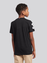 Boys Player 3 T-Shirt Black Bright White DHM