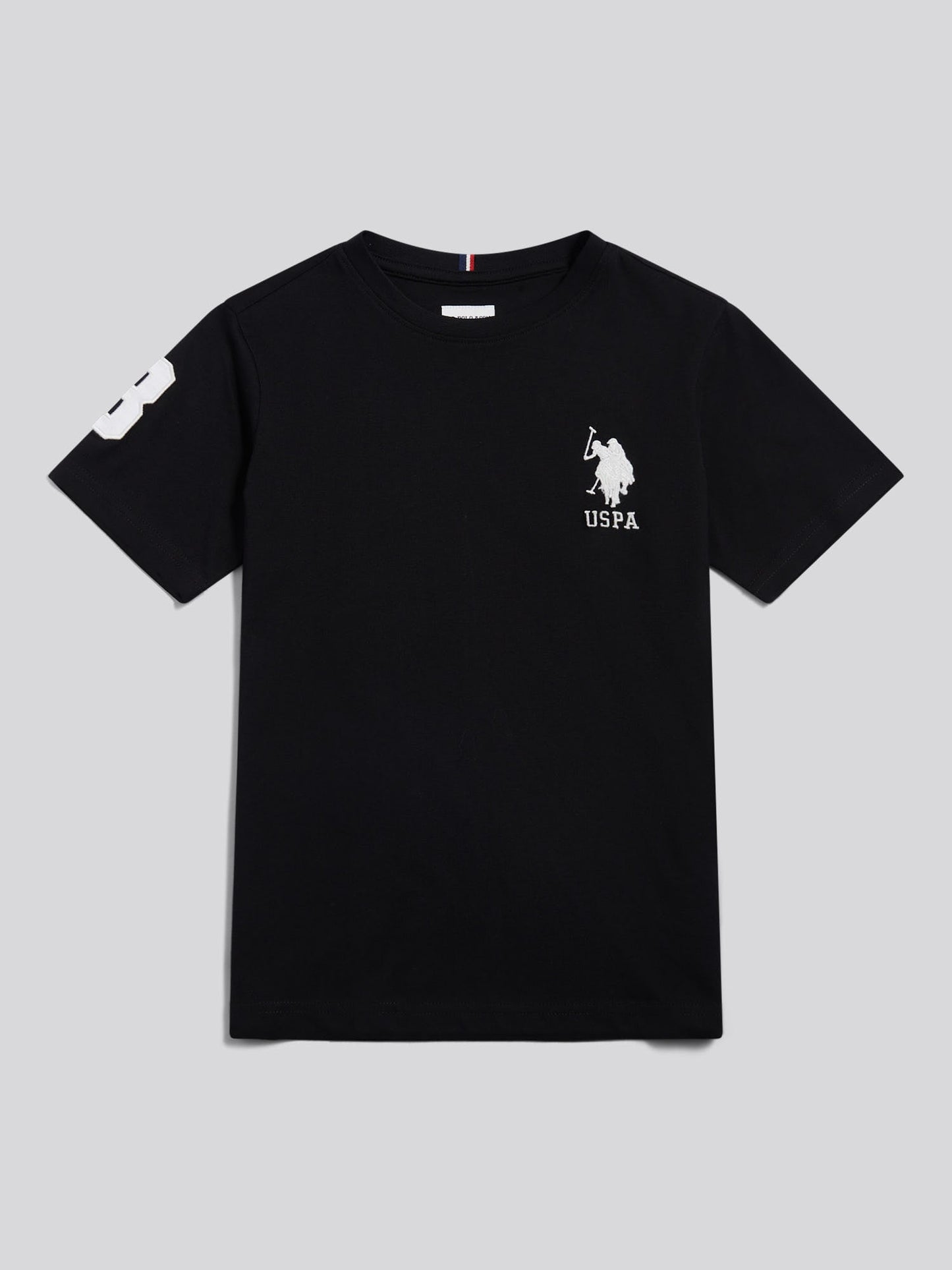 Boys Player 3 T-Shirt Black Bright White DHM