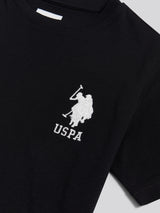 Boys Player 3 T-Shirt Black Bright White DHM