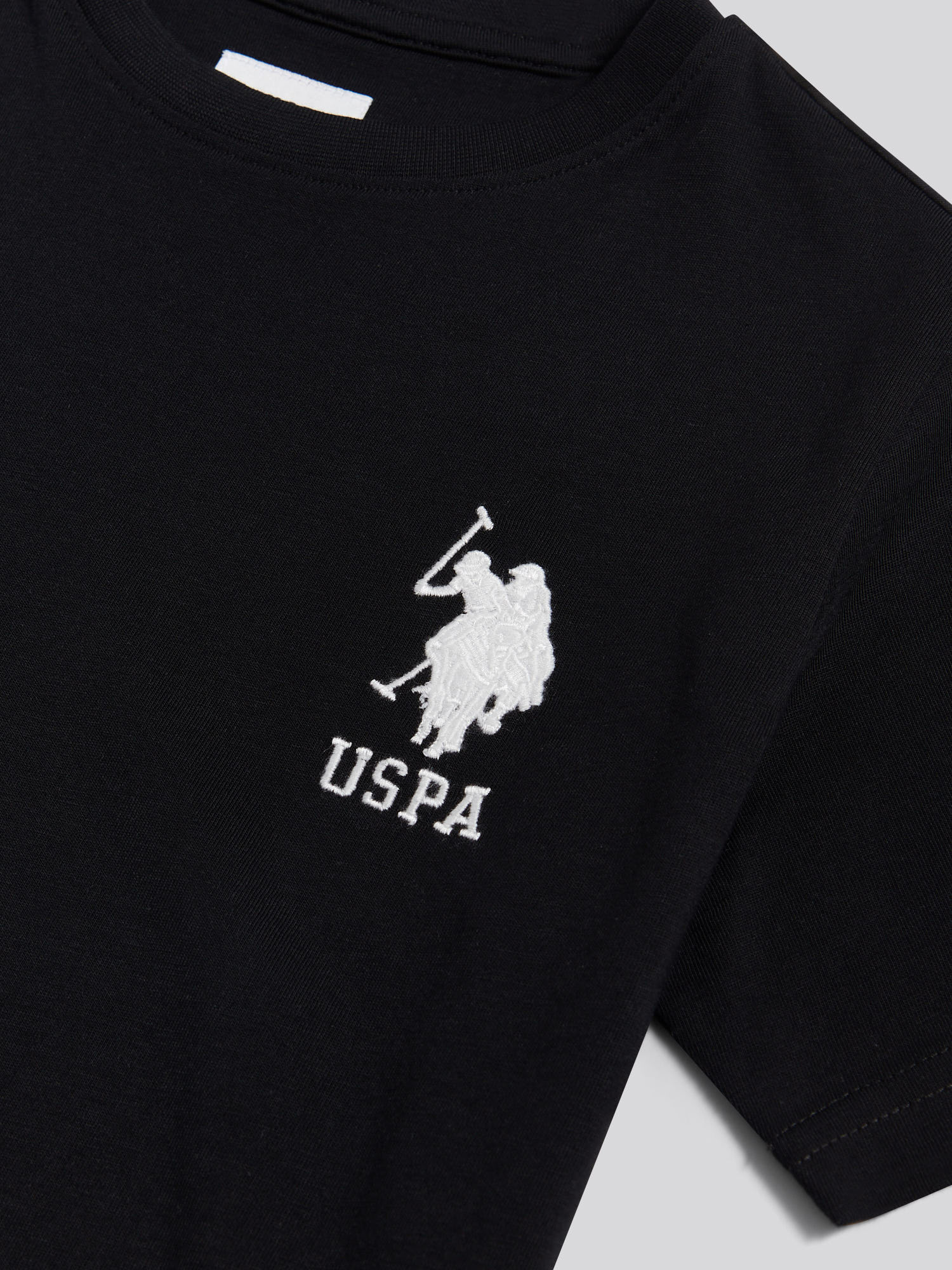 Boys Player 3 T-Shirt Black Bright White DHM