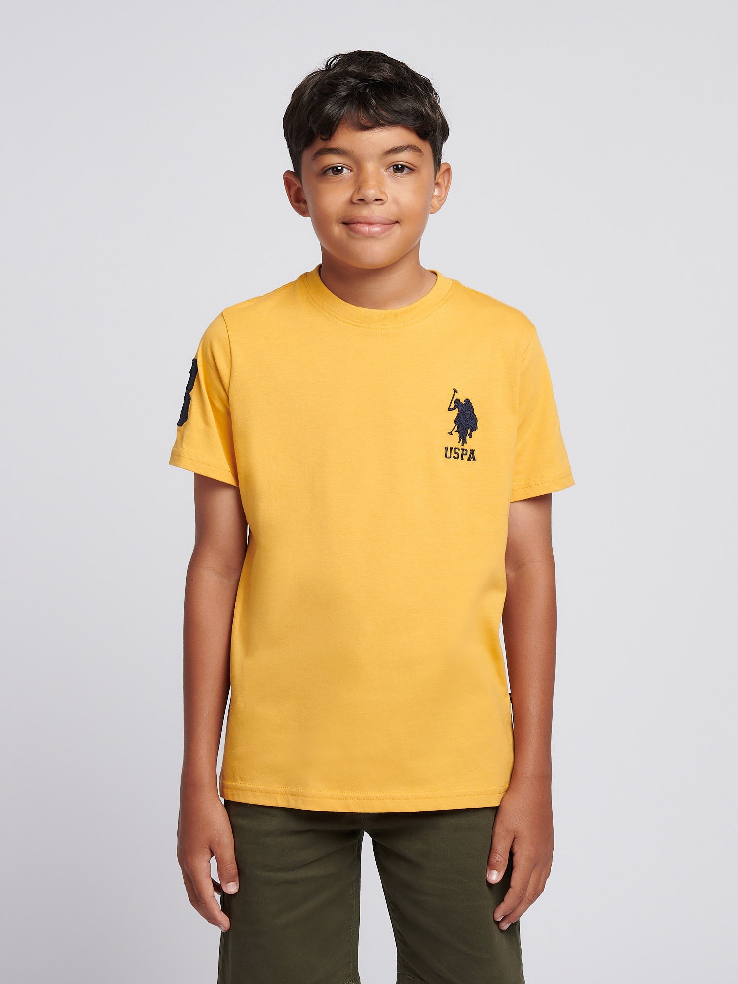 Boys Player 3 T-Shirt Golden Apricot