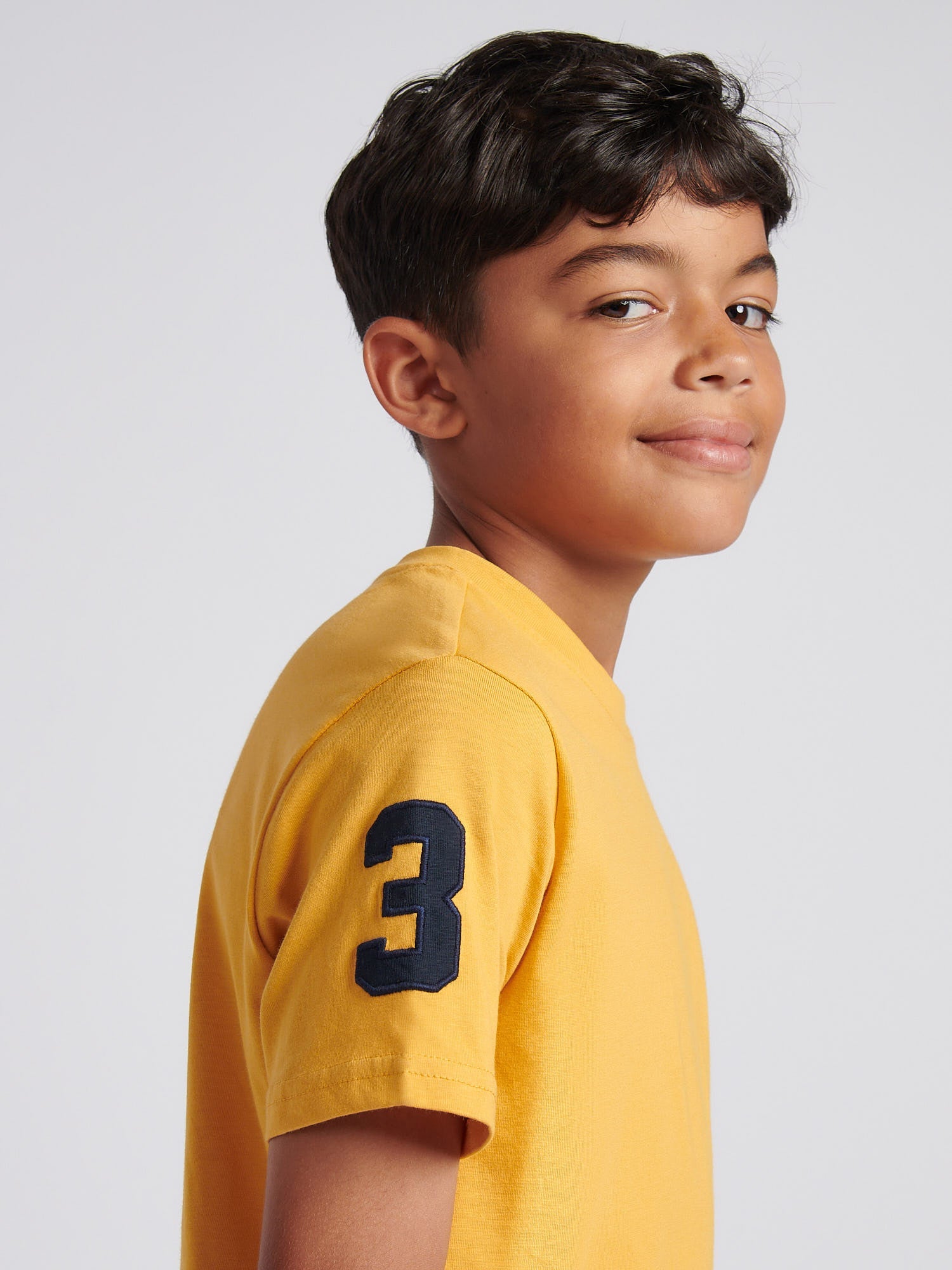 Boys Player 3 T-Shirt Golden Apricot