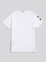 Boys Player 3 T-Shirt White / Dark Sapphire Navy DHM
