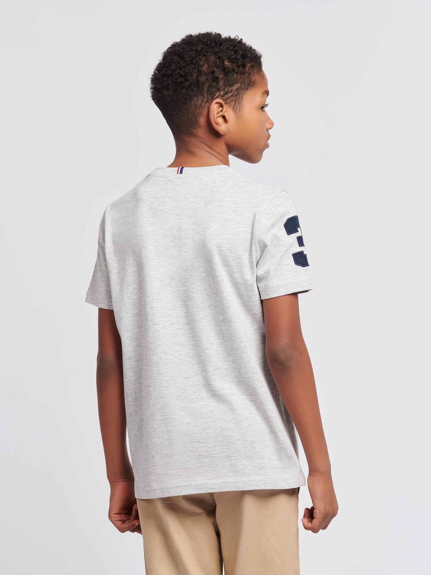 Boys Player 3 T-Shirt Mid Grey Marl