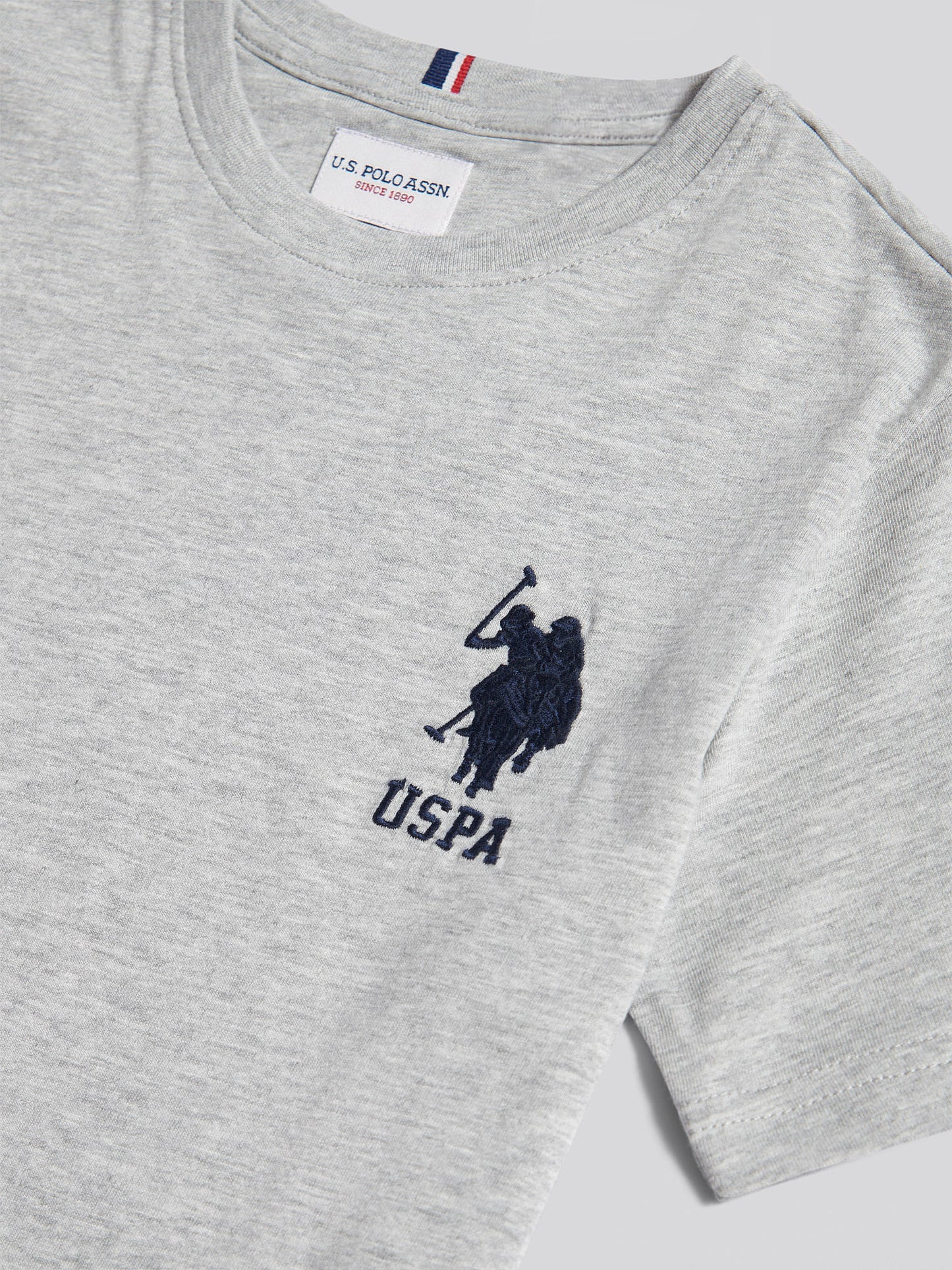Boys Player 3 T-Shirt Mid Grey Marl