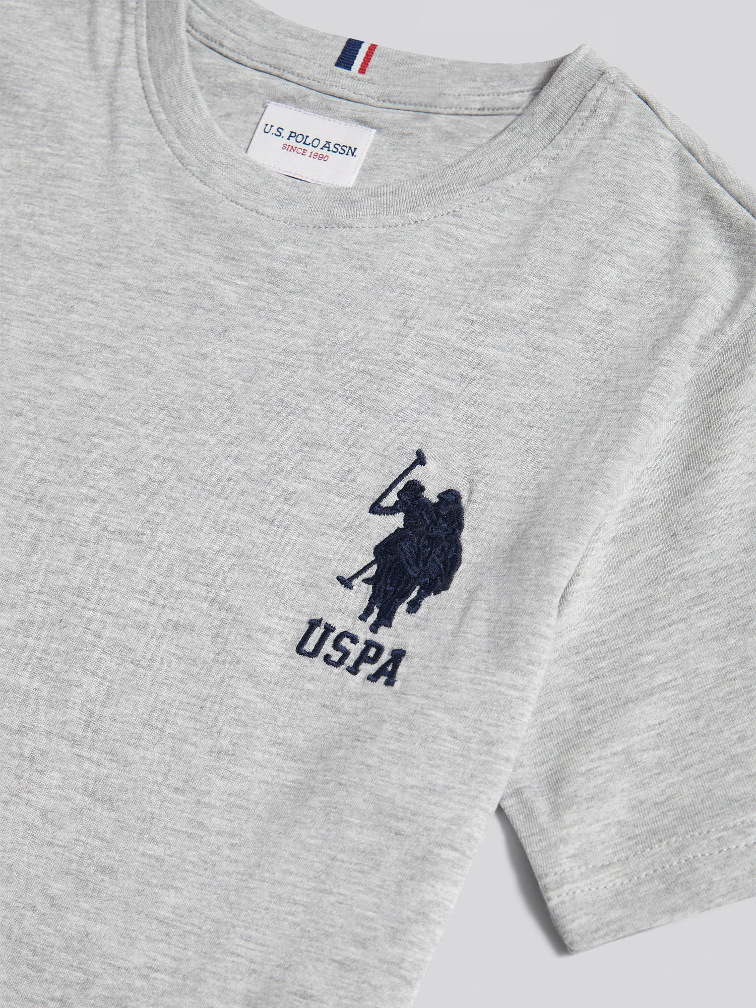 Boys Player 3 T-Shirt Mid Grey Marl
