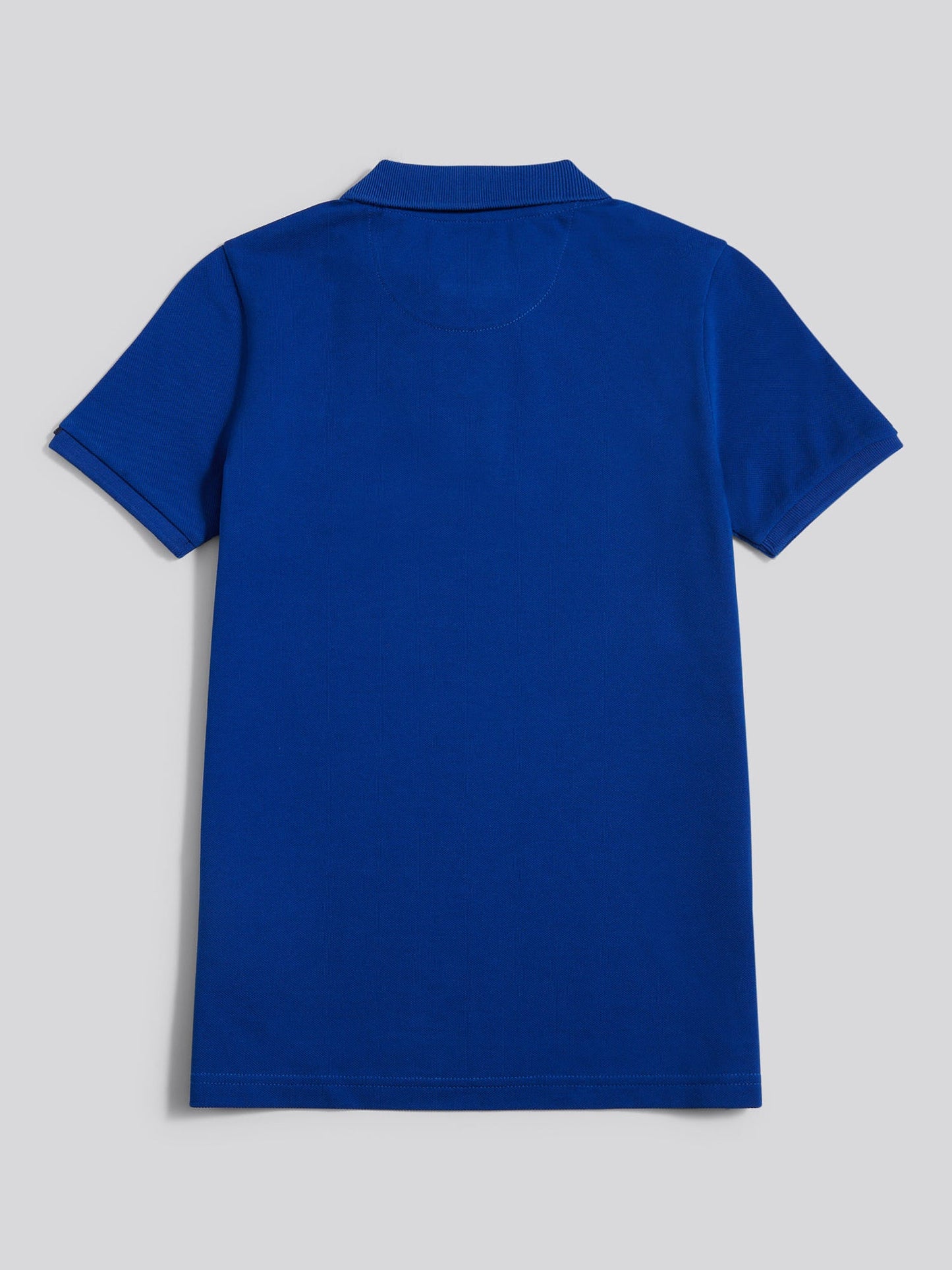 Boys Double Horsemen Polo Shirt Sodalite Blue