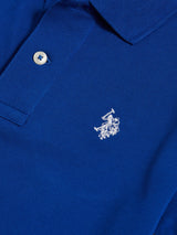 Boys Double Horsemen Polo Shirt Sodalite Blue