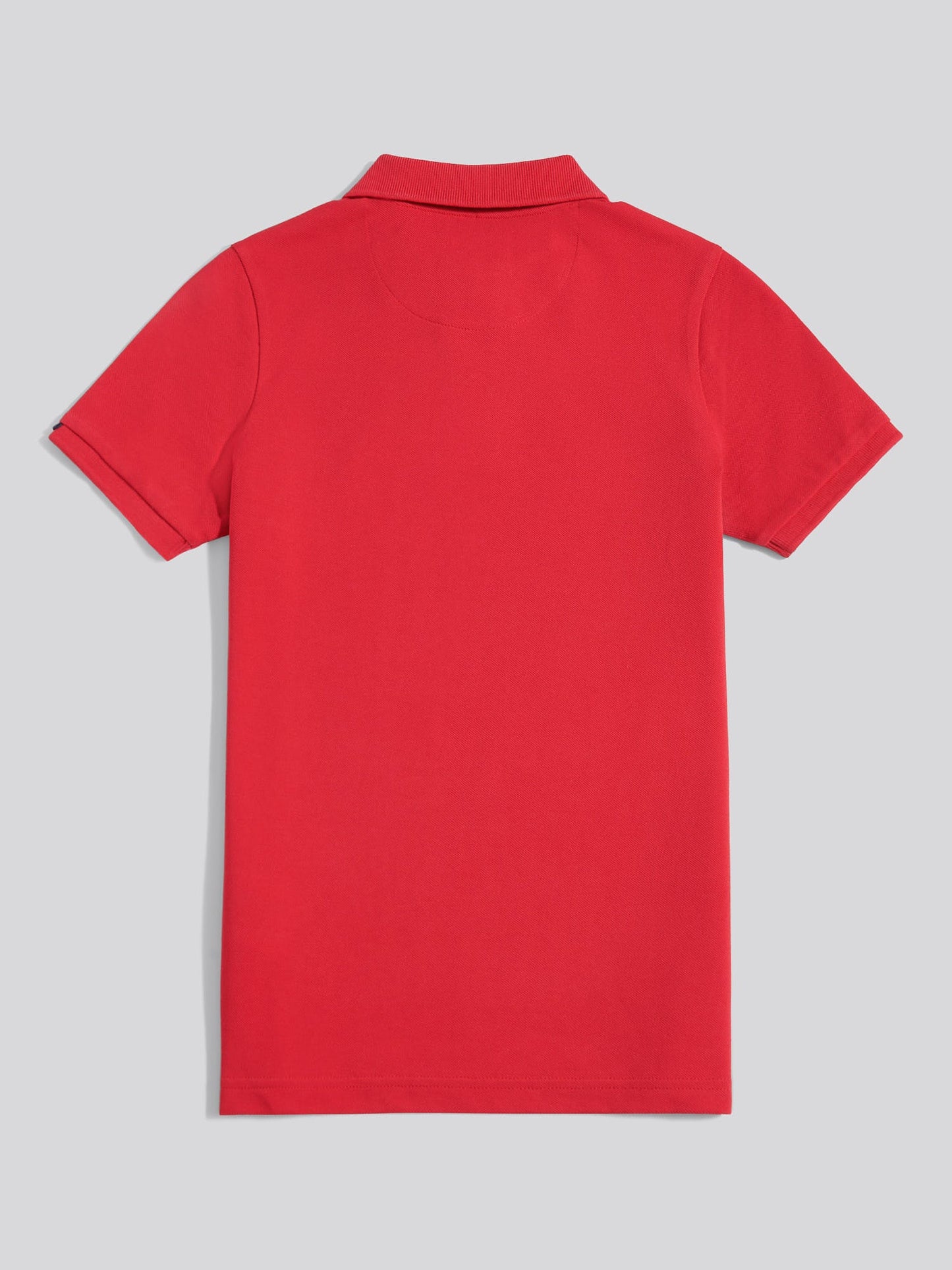 Boys Double Horsemen Polo Shirt Haute Red