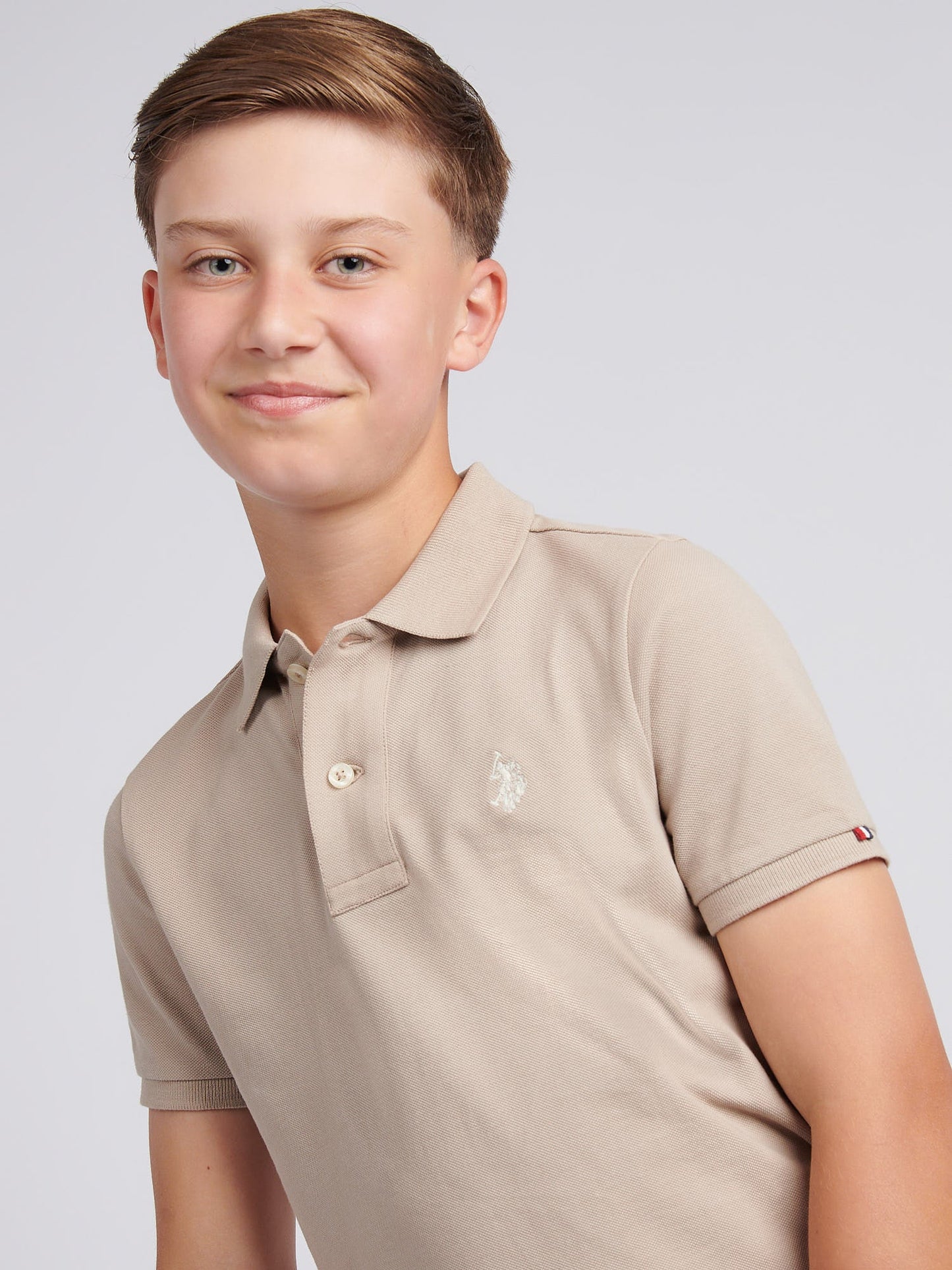 Boys Double Horsemen Polo Shirt Atmosphere