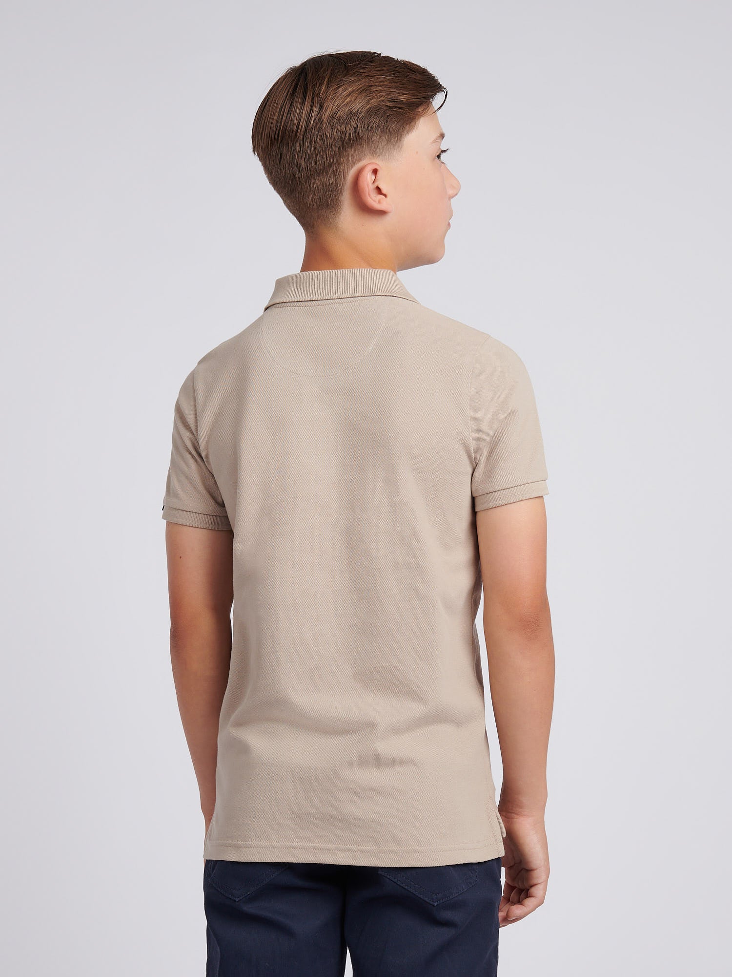 Boys Double Horsemen Polo Shirt Atmosphere