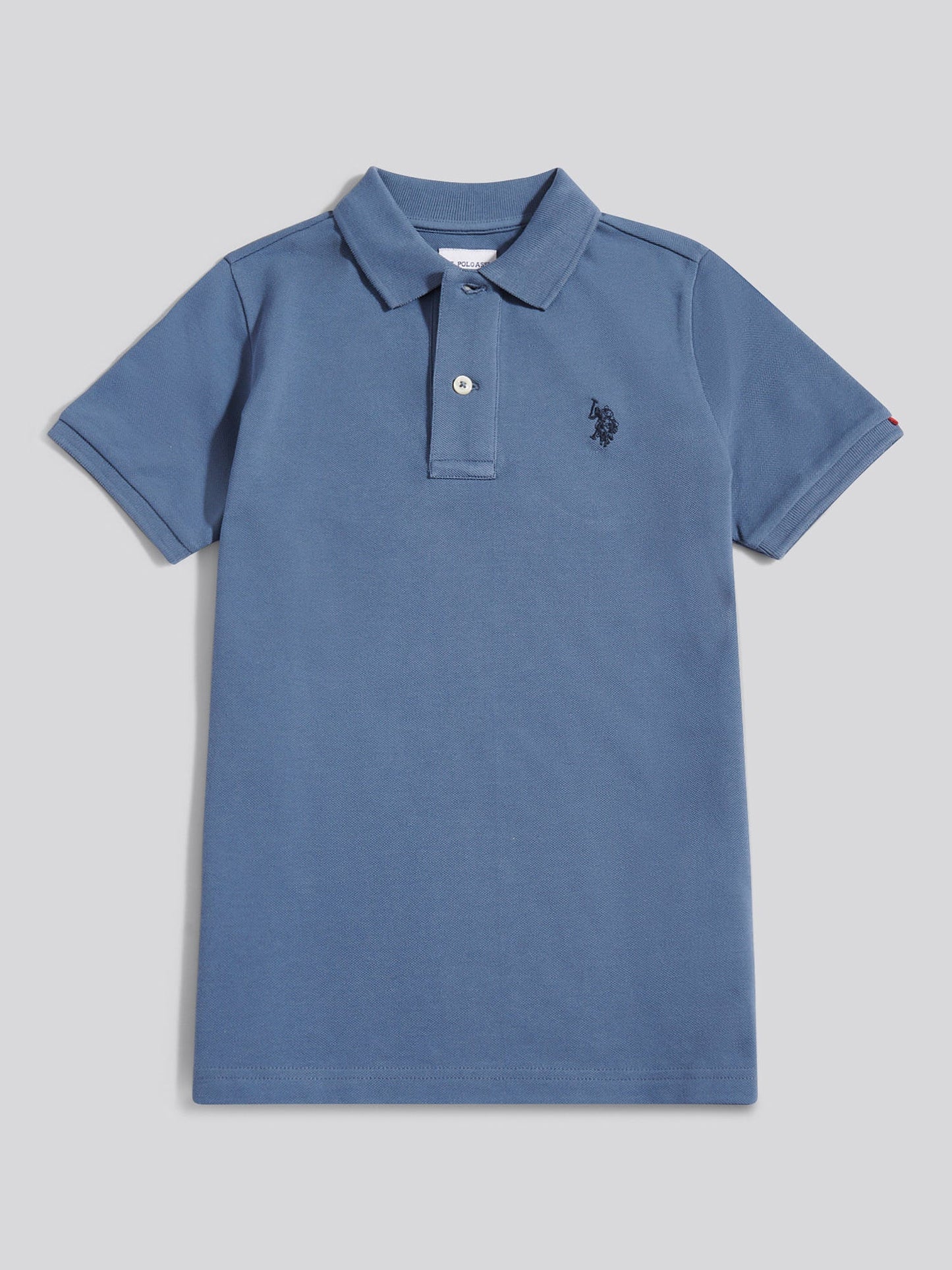 Boys Double Horsemen Polo Shirt Vintage Indigo