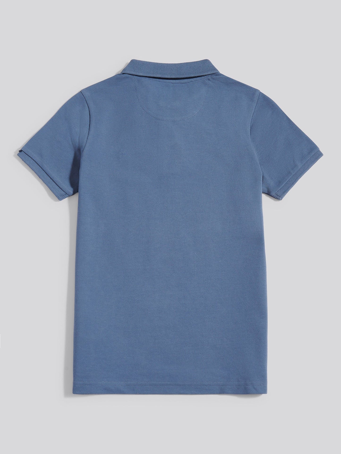 Boys Double Horsemen Polo Shirt Vintage Indigo