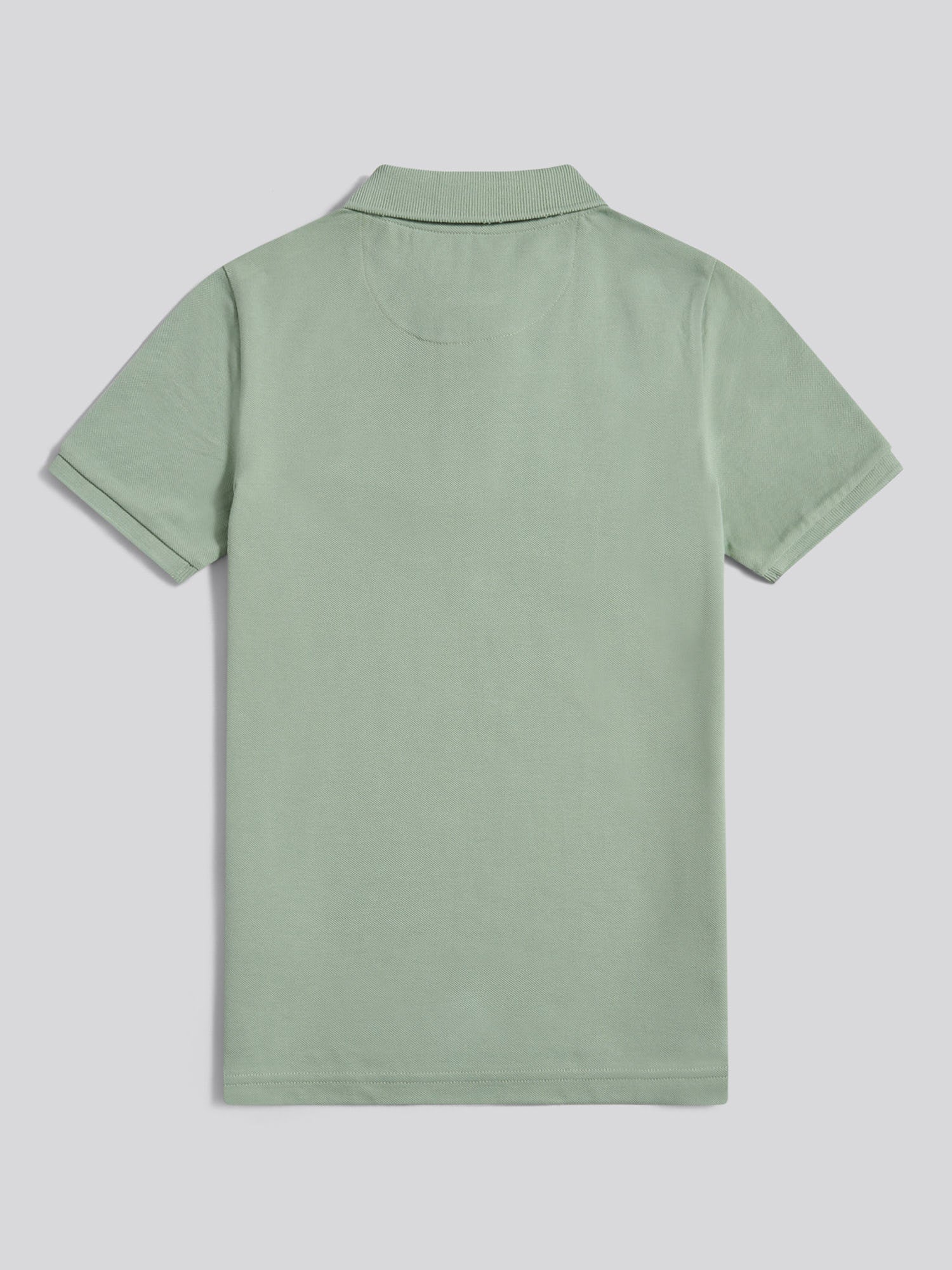 Boys Double Horsemen Polo Shirt Iceberg Green