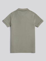 Boys Double Horsemen Polo Shirt Mulled Basil