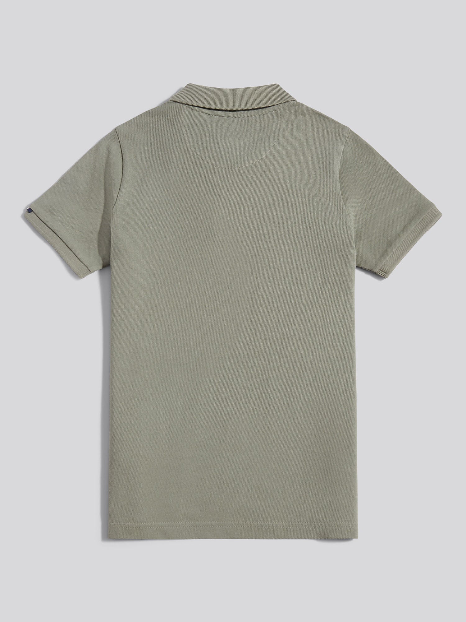 Boys Double Horsemen Polo Shirt Mulled Basil