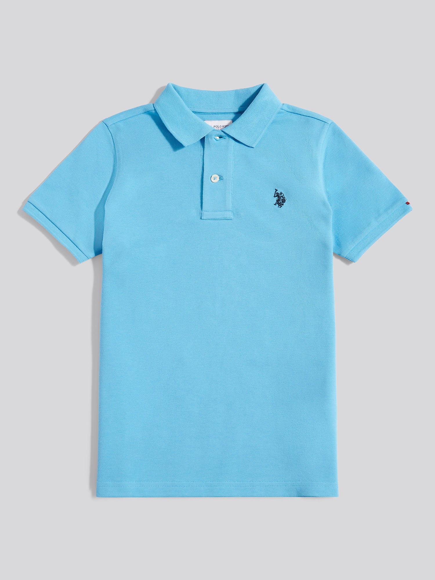 Boys Double Horsemen Polo Shirt Heritage Blue