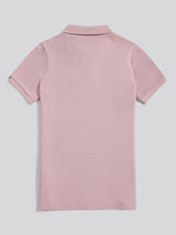Boys Double Horsemen Polo Shirt Elderberry