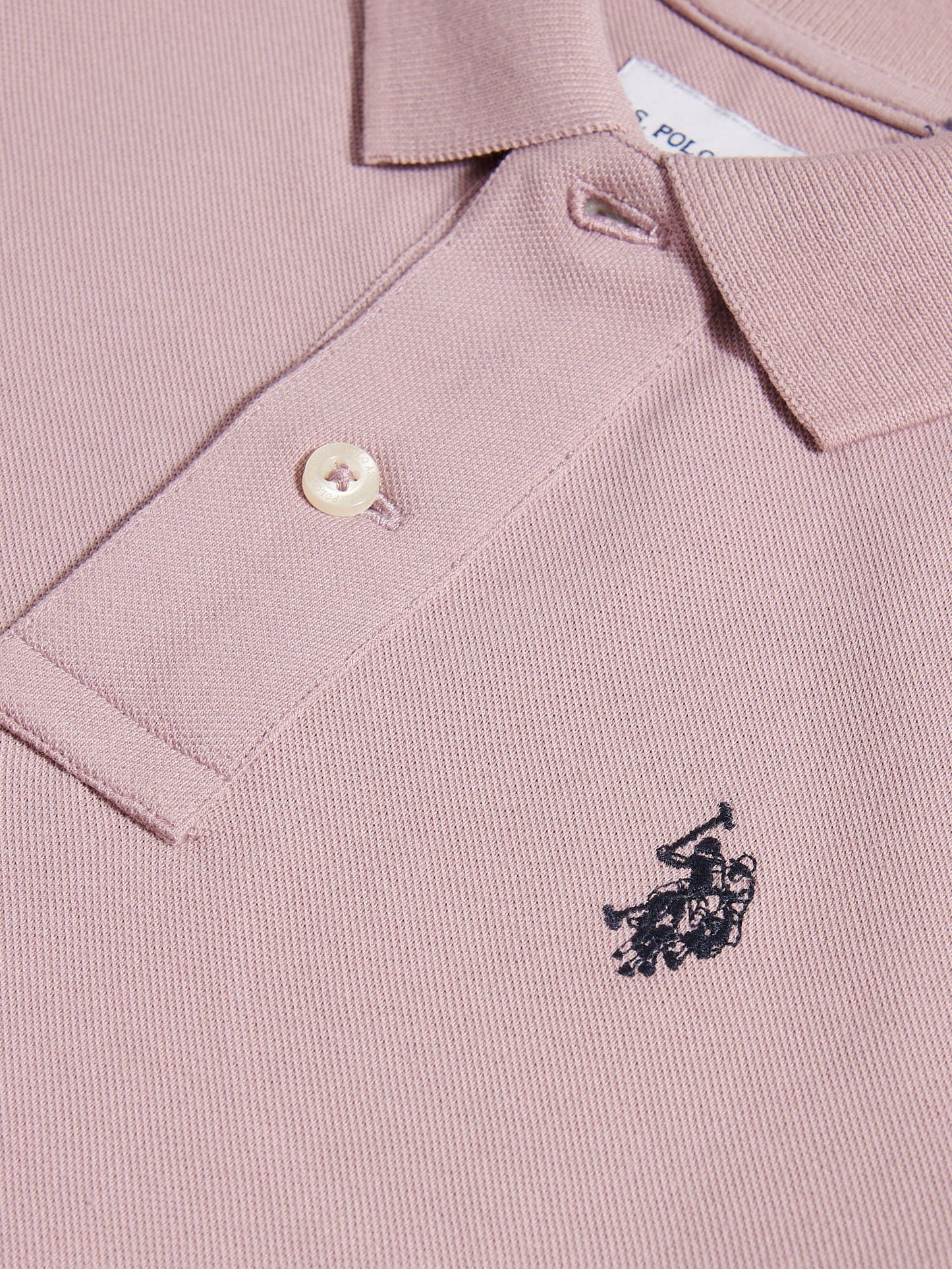 Boys Double Horsemen Polo Shirt Elderberry