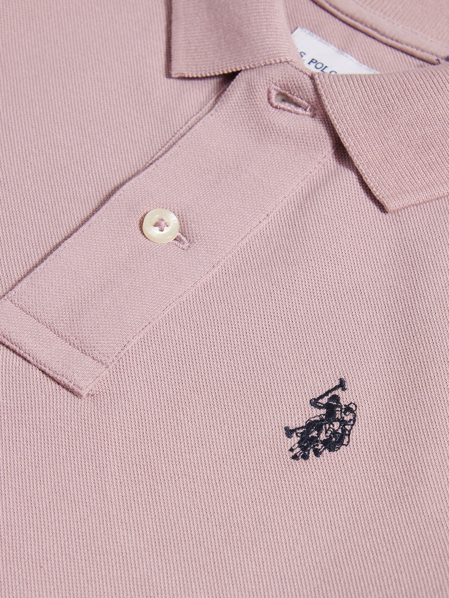 Boys Double Horsemen Polo Shirt Elderberry