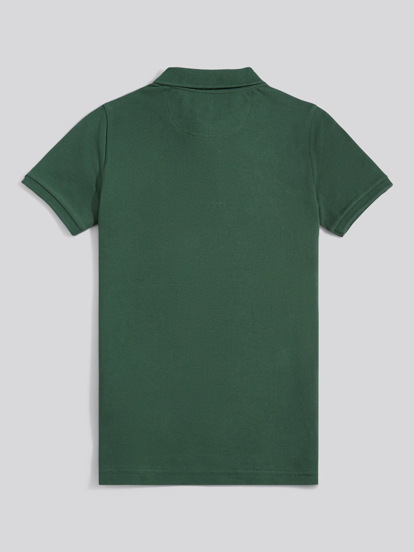 Boys Double Horsemen Polo Shirt Pineneedle