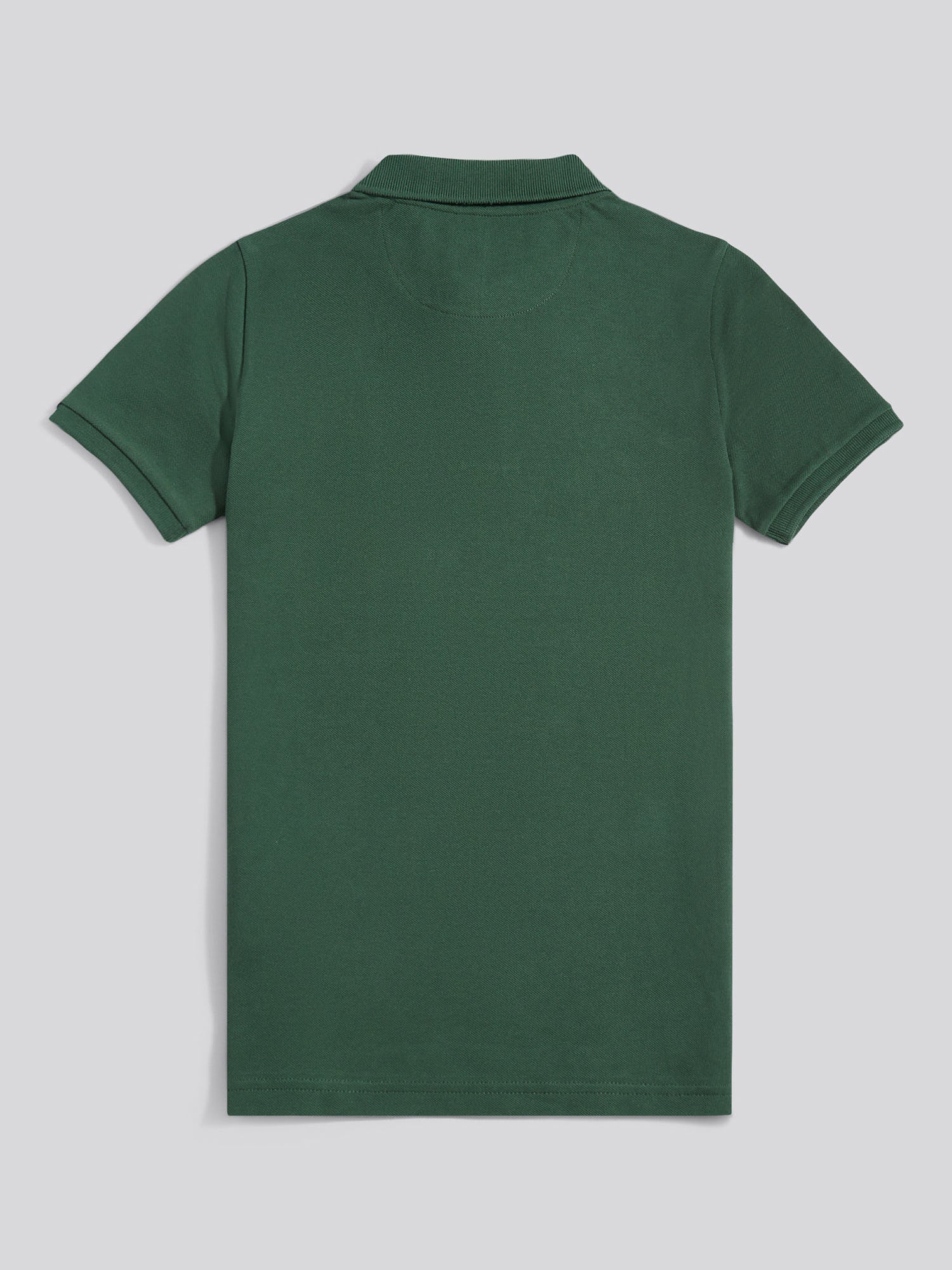 Boys Double Horsemen Polo Shirt Pineneedle