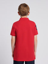Boys Player 3 Polo Shirt Haute Red