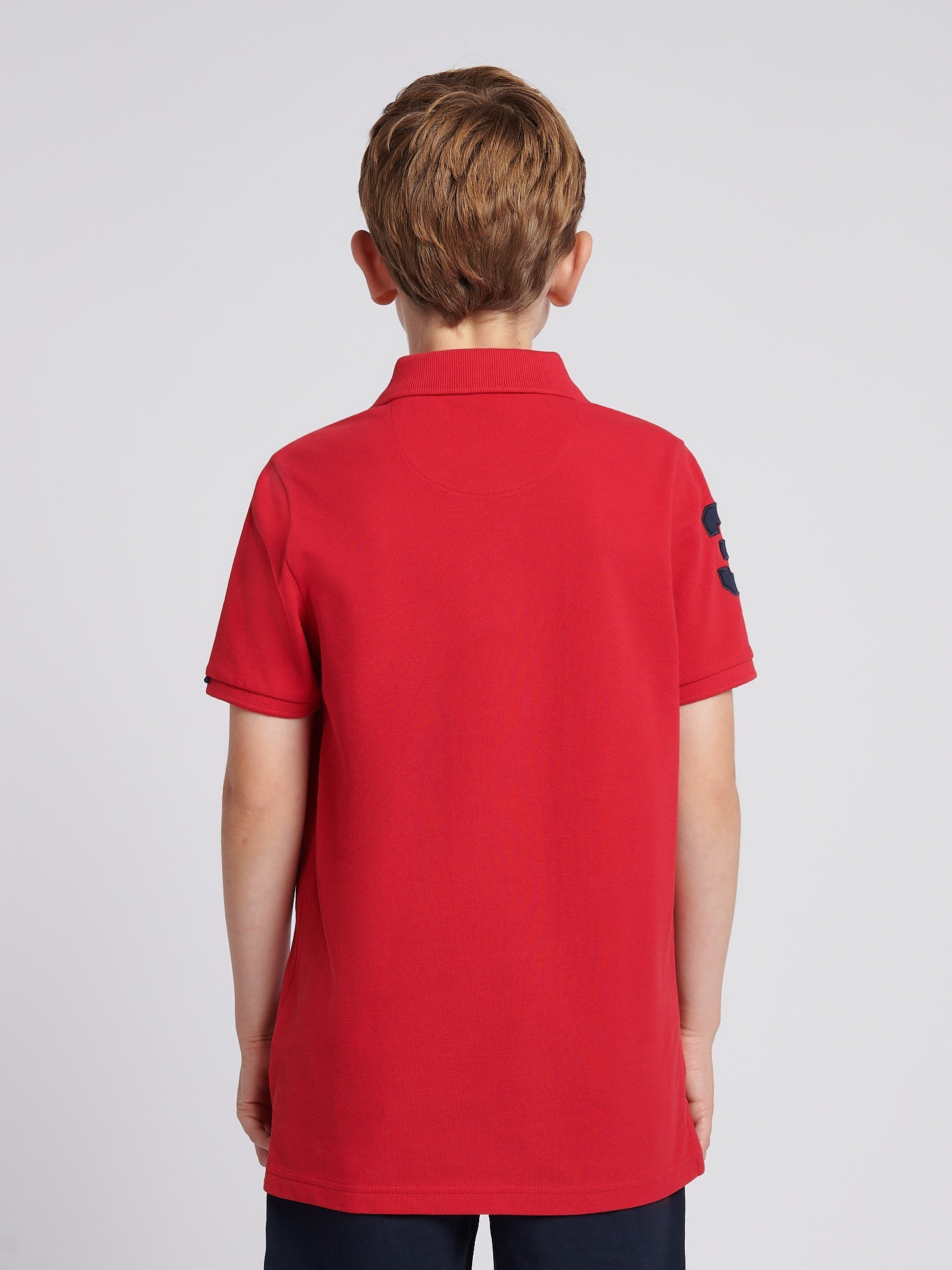 Boys Player 3 Polo Shirt Haute Red