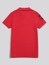Boys Player 3 Polo Shirt Haute Red