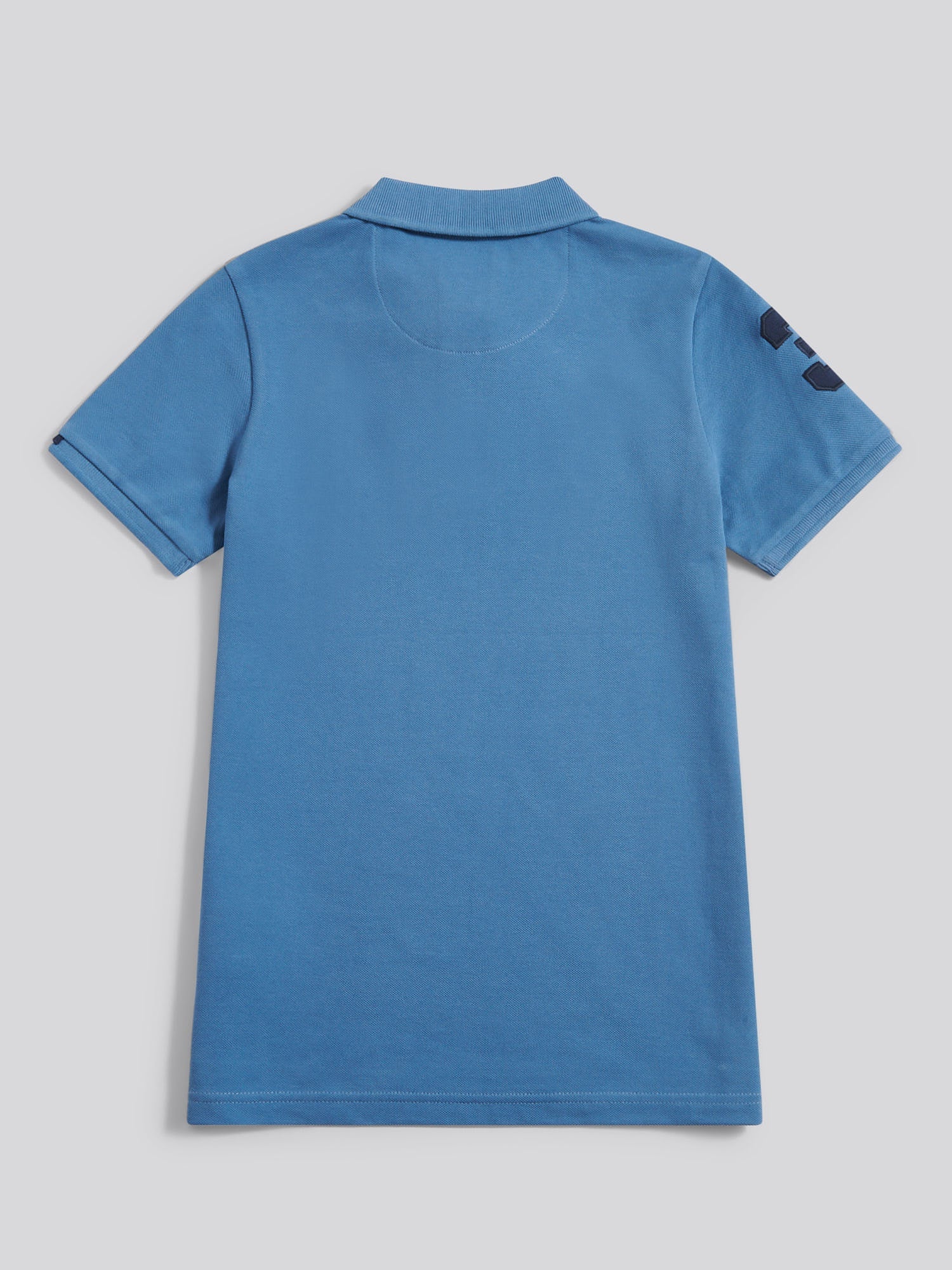 Boys Player 3 Polo Shirt Blue Horizon