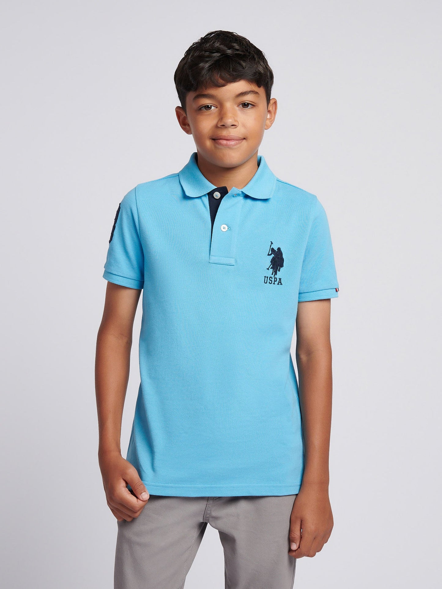 Boys Player 3 Polo Shirt Heritage Blue