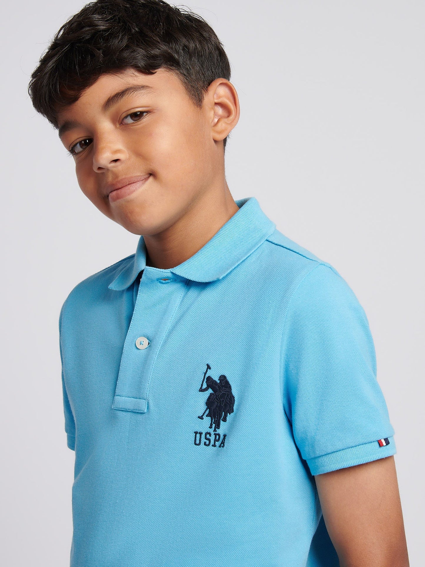 Boys Player 3 Polo Shirt Heritage Blue