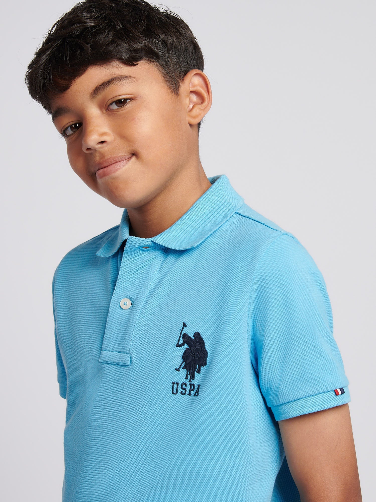 Boys Player 3 Polo Shirt Heritage Blue