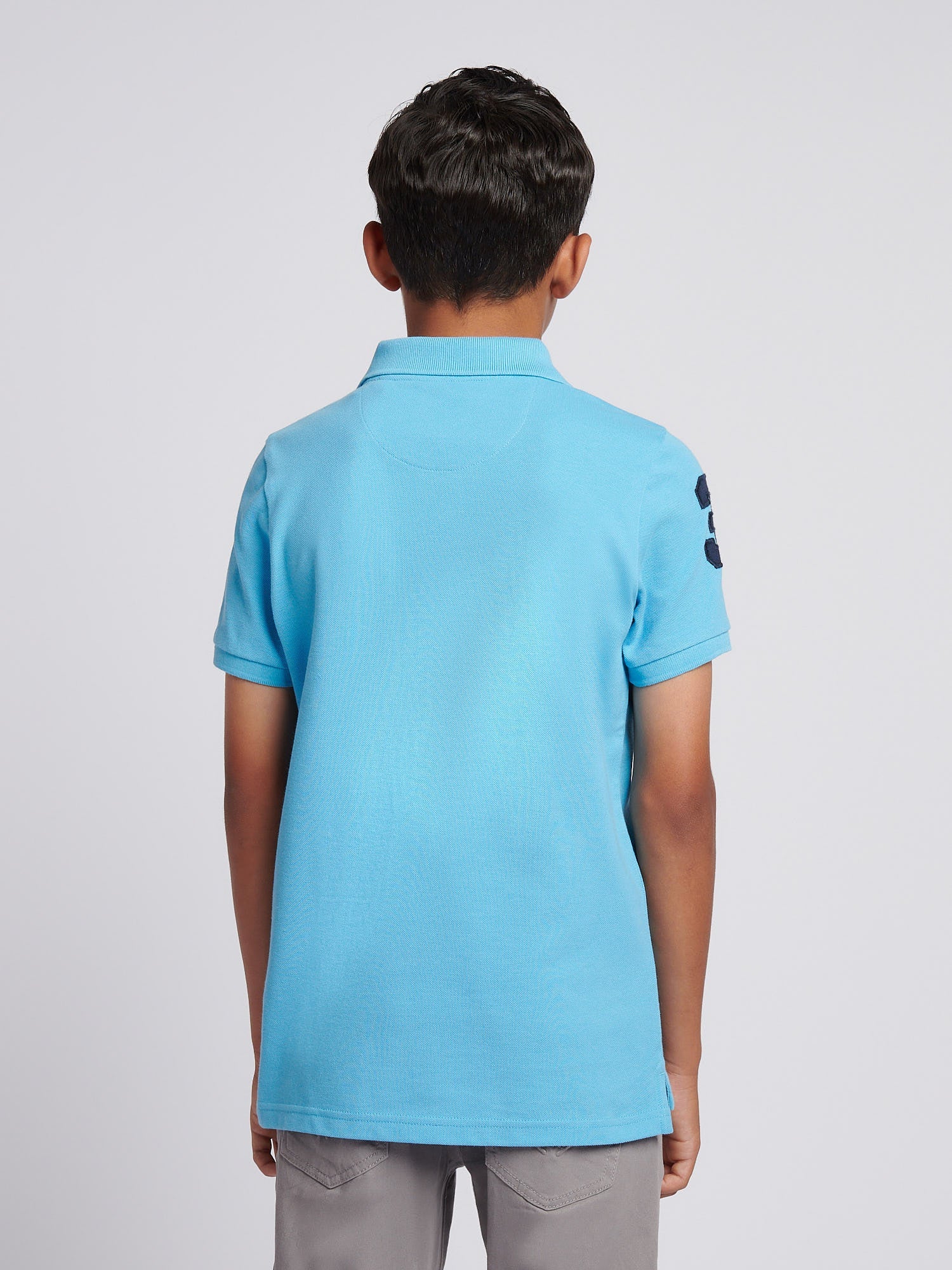 Boys Player 3 Polo Shirt Heritage Blue