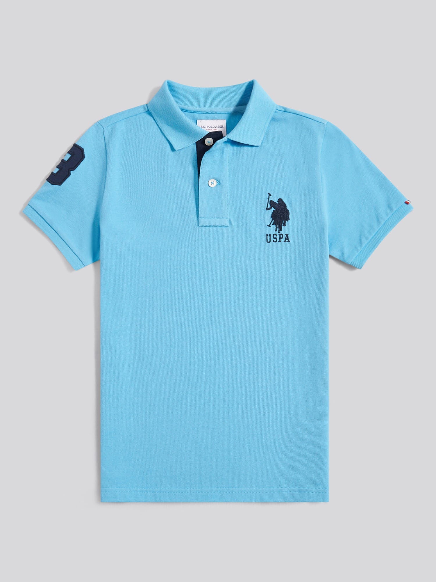 Boys Player 3 Polo Shirt Heritage Blue